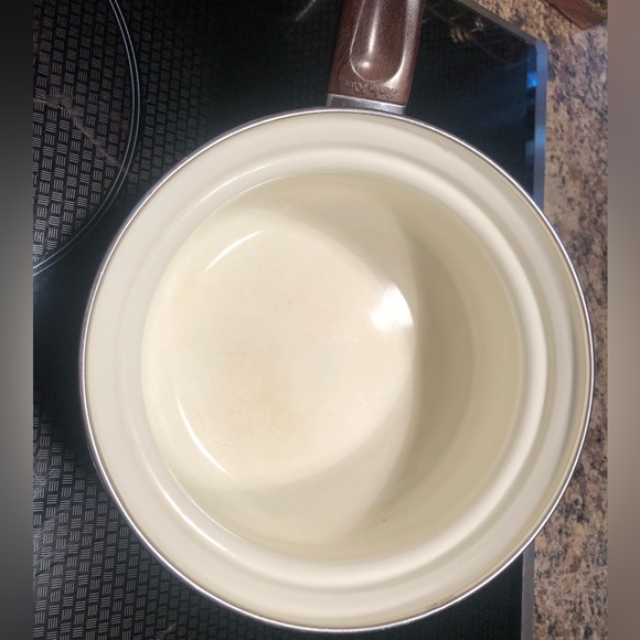 Vintage Sanko Ware show pan-orange poppy sauce pan - Picture 2 of 3